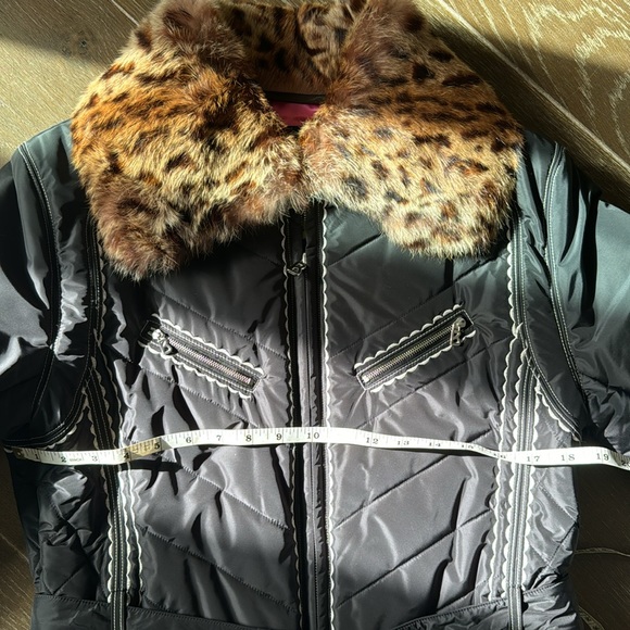 NWOT Bogner Snow Jacket w/ rabbit fur collar - Picture 10 of 11